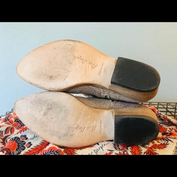 FREE PEOPLE EUC Tan Ride Western Boots sz 7 - Picture 6 of 7